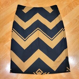 The Limited Chevron Pencil Skirt Size 0